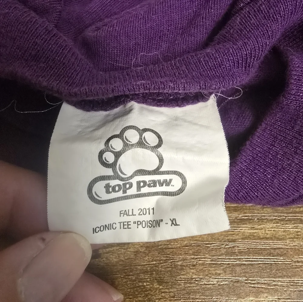 Top Paws Poison Graphic Shirt For Dogs Size XL